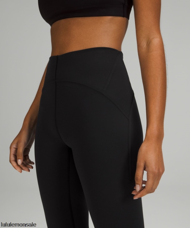 Lululemon Damen DELULU101 | Black Instill High-rise Tight 25